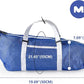 Cinf Cat Bathing Bag(Free Muzzle) Breathable Mesh Anti Scratch Adjustable Cat Grooming Bag for Nail Trimming, Bathing Soft Cat Washing Bag(Blue) M