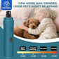 PAPIPAFFEED Dog Nail Grinder Upgraded with 2 LED Lights, 3-Speed Rechargeable & Quiet - Upgraded Electric Pet Nail Trimmer for Small Medium Large Dogs & Cats, Painless Paws Grooming Tool - Blue