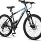 AVASTA Earth 26 27.5 inch Mountain Bike with 21-Speed，Aluminum Frame, Dual Disc Brake, Comfortable Saddle,Multiple Colors