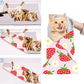 2 Pack Cat Grooming Wrap, L(Within 15lbs) Cat Restraint Wrap for Nail Clipping, Ear Cleaning, and Teeth Brushing, Self-Adherent, Anti-Bite, Anti-Scratch, Pink Strawberry