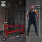 WF Athletic Supply Heavy-Duty Dumbbell Rack Stand, Weight Rack for Home Gym, Weight Holder, Available Sizes for Storage 5-50LB or 5-75LB Dumbbell Pairs, Black/Red/Green/Blue, RACK ONLY