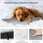 Veehoo Medium Elevated Dog Bed, Outdoor Raised Dog Cot Hammock Bed with One-Sided Removable Headrest Bolster, Cooling Breathable Washable Teslin Mesh, Off Ground, Anti-Slip, M, CWC2204BCP