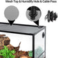 Double Stacked Reptile Tank, 24" x 18" x 44" Tall Reptiles Terrarium, Front Opening, Full Vision, Knock Down, 2 Pack 34 Gallon Glass Cage for Reptile, Bearded Dragon, Lizard, Snake, Gecko