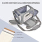 Cat Carriers Dog Carrier Pet Carrier For Small / Medium Cats Dogs Puppies (Up To 15lbs), TSA Airline Approved Small Dog Carrier Soft Sided, Collapsible Waterproof Travel Puppy Carrier - Grey