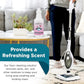 Steam & Go Deminerilized Water - Multi-Surface Cleaner for Steam Cleaners, Hardwood Floors, Kitchens, & Bathrooms - Germ-Killing Formula - Hotel California Scent - 32 Ounces (Pack of 12)