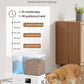 Rojeco 36Cups/8.5L WiFi Automatic Cat Feeder and Gravity Water Dispenser,Stainless Steel Bowls 2-in-1 Large Capacity 5L Food Dispenser with APP and 3.5L Water Fountain for Pets,Dogs,Puppies,Kittens