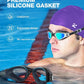 ZIONOR G1 Lite Swim Goggles with Swim Cap Comfortable Anti-fog Swimming Goggles Cap Set for Adult Men Women