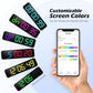15.2" Gym Timer, App & Remote Control, Customizable LED Colors, Workout Interval Timer Stopwatch Countdown Large Digital Wall Clock for Home Gym