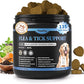 Dog Flea and Tick Support Chewable, Natural Dog Flea Comfort Supplement, Oral Chews with Neem, Oregano Oil, Pumpkin Seed Oil & Brewer's Yeast – 135 Soft Chews, Chicken Flavor – for All Breeds & Sizes
