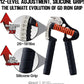GD IRON GRIP Grip Strength Trainer Adjustable Hand Gripper Strengthener Hand Grip Exerciser Wrist Strengtheners Silent & Durable – Forearm, Finger & Hand Strength Training for Athletes, Climbers & Rehabilitation