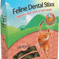 Emerald Pet Feline Dental Stixx — Tasty and Crunchy Cat Dental Sticks with Pumpkin for Digestive Health — Natural Grain Free Dental Treats for Clean Cat Teeth and Fresh Breath — Salmon Stixx, 3.6 oz