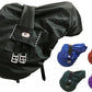 Majestic Ally Nylon Waterproof Fleece Lined Ride On English Saddle Cover-Multiple Color (Black)