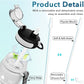 Enerbone Water Bottle, Leakproof BPA & Toxic Free, Motivational Water Bottle with Times to Drink and Straw, Fitness Sports Water Bottle with Strap for Office, Gym, Outdoor Sports