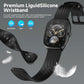 SOUYIE Smart Watch with SOS, 1.85" AMOLED Display Fitness Tracker, Heart Rate Blood Oxygen Sleep Monitor for Men Women, IP68 Waterproof Sport Watch, Answer/Make Calls, Compatible with Android iPhone