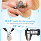 Heavy Duty Dog Nail Clippers -【Cuts Thick Nails Like Butter】【Upgraded Large Opening】 Professional Toenail Trimmer Razor Sharp Blade for Medium to Giant Breed (Black)