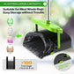 UPSKY Dog Pooper Scooper Swivel Bin & Rake Kit with 100 Waste Bags,33.4" Stainless Steel Long Handle Heavy Duty Pet Poop Shovel for Large Medium Small Dogs, Odor-Proof Lid for Yard/Lawn/Outdoor Use