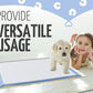 TidyFriend 2 Pk Pee Pad Holder Tray for 30” x 23” Pee Pads with Corner Lock Holes, Raised Edges, Non-Spill, Easy to Clean Silicone Dog Potty Tray Holder, for Indoor Floor Protection (Beige)