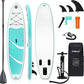 10' Inflatable Stand Up Paddle Board, Ultra-Light Wide Yoga Board for All Skill Levels with Premium SUP Paddleboard Accessories, 84L Waterproof Bag, Non-Slip Comfort Deck for Youth & Adults