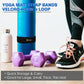 Aolamegs Yoga Mat Strap,Heavy Duty Bungee Straps Band,Wrap Organizer for Yoga Mat/Workout/Exercise(20" L x 2" W)