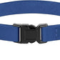 Breakaway Cat Collar Leather with Removable Bell - 13 Colors Available - Soft Adjustable Girl Boy Safety Lightweight Pet Kitten Collars Pink Brown Blue Green Red Orange Black (Blue)