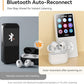 AGPTEK A02 MP3 Player with Bluetooth 5.3, 1.8 inch Screen Portable Music Player with Speaker, FM Radio, Voice Recorder, Supports Expanded Up to 128GB(White, 64GB)