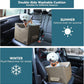 Petsfit Dog Booster Car Seat for Small Dogs, Dog Car Seat with Safety Leash, Suitable for Cars, Trucks, and SUVs (Small, Brown)
