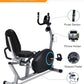 Recumbent Exercise Bike for Seniors - 400LB Weight Capacity Recumbent Bikes with Comfortable Seat, Pulse Sensor, 16-level Resistance, LCD Monitor