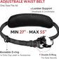 Hands Free Dog Leash, Waist Leash for Dog Walking, Hiking and Running,Adjustable Belt with Double Handle, Dog Leash for Large Dogs and Medium Dogs, Dog Walking Accessories,Tangle Free,No Pull