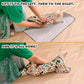 Cat Grooming Wrap, Self-Adherent Soft Cat Blanket to Wrap, Nail Clipping, Anti-Bite, Anti-Scratch, Anti-Escape Calming Wrap (Cute Prints, 0-3 lbs)