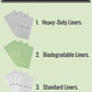 V2 Deluxe Cat Litter Box Starter Kit, Includes 56ct Disposable Standard Sifting Liners, White