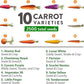 HOME GROWN 𝗨𝗦𝗔 𝗣𝗥𝗘𝗠𝗜𝗨𝗠 Rainbow Carrot Seeds – 2500+ Heirloom Seeds (10 Varieties) – High Germination, 𝗡𝗢𝗡-𝗚𝗠𝗢 Vegetable Seeds for Planting Indoors or Outdoor Home Garden