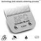 2PC 5FC Blade Dog Grooming Clipper Replacement Blades Compatible with Andis Dog Clippers,Detachable Ceramic Blade & Stainless Steel Blade,Size-5 FC 1/4-Inch Cut Length (64122)