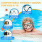 Snorkeling Gear, Dry Snorkel Set180° Panoramic Wide View,Anti-Fog Scuba Diving Mask, Professional Snorkeling Gear for Free Breathing, Swimming, Diving