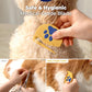 Healing Slicker Brush & Matt Splitter – Gentle Detangling & Shedding Control for Dogs & Cats, 306 Bristles, One-Touch Hair Removal & Safe Dematting Blade for Tangle-Free Grooming