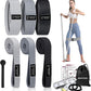 Wide Fabric Resistance Bands Set for Working Out, Non-Slip Exercise Booty Bands for Women & Men Leg and Glutes with Hair Ties and Tape Measure - for Home Gym Workout, Yoga, Pilates
