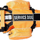 Serijoars Dog Vest Harnesses with Saddlebag Backpack for Camping & Travel - Reflective Hound Hiking Backpack Saddle Bag - Lightweight Vest Harness for Medium & Large Dogs (Orange, S)