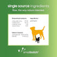 smallbatch Pets Premium Freeze-Dried Pork Heart Treats for Dogs and Cats, 3.5 oz, Made and Sourced in The USA, Single Ingredient, Humanely Raise Meat, No Preservatives or Anything Artificial