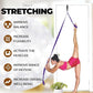 Pilates Stretching Strap with Door Anchor - Flexibility Equipment for Pilates Practitioners - Ideal for Improving Leg Flexibility, Core Stability, and Posture Alignment at Home