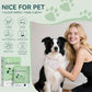 WLP Cleaning & Deodorizing Glove Bath Wipes for Dogs and Cats, Hypoallergenic Nourish Fur Aloe Extract Jojoba Oil Pet Grooming Wipes for Daily and Travel (12 PCS)