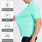 Esabel.C Jacquard Golf Shirts for Men Moisture Wicking Short Sleeve Performance Dry Fit Active Mens Polo Shirts