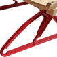 Flexible Flyer Metal Runner Sled. Steel & Wood Steering Snow Slider