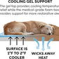 Furhaven Cooling Gel Dog Bed for Medium/Small Dogs w/ Removable Bolsters & Washable Cover, For Dogs Up to 35 lbs - Quilted Sofa - Toasted Brown, Medium