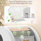 MeoWant Self-Cleaning Cat Litter Box, Advanced Safety System Automatic Cat Litter Box Perfect for Multi Cats, Extra Large/Odor Control/APP Control Smart Cat Litter Box with Mat & Liner, Yellow