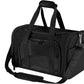 Roaringkitty Travel in Style: Portable Pet Carrier for Small Pets up to 15 Lbs- Airline Approved, Collapsible & Comfortable cat/Puppy Soft Sided Bag (Black)