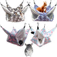 4Pcs Rat Guinea Pig Hanging Hammock Ferret Hanging Bed Pet Cage Hammock Accessories for Small Animals Chinchilla Parrot Sugar Glider Ferret