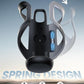 Lamicall Bike Water Bottle Holder - [Tracker Storage] [for Handlebar & Frame] Bike Cup Holder, Bicycle Drink Cage, Cycling Bike Water Bottle Cage with Screws Tool, for 2.28-3.39" Diameter Bottles