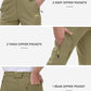 TACVASEN Winter Pants for Men Fleece Lined Waterproof Pants Insulated Hiking Pant for Ski Snowboard Outdoor Work Hunting
