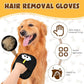 2 PCS Electrostatic Pet Hair Remover, Pet Hair Remover Tool for Cats & Dogs, Cleaning Gloves for Carpet, Couch, Furniture, Car Seat, Double-Sided, Reusable, Washable