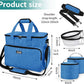 BAGLHER Dog Travel Bag, Pet Travel Bag (ALL Pet Travel Supplies), With 2 Pet Food Containers and 2 Collapsible Silicone Bowls; Essential Kits for Pet Travel Blue