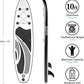 Inflatable Stand Up Paddle Board 10‘x30‘‘- Ultra-Light SUP with Backpack, Pump, Paddle, Coil Leash, 3 Fins, Repair Kit, Stable Design, Non-Slip EVA Deck for Adults & Youth